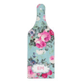  Rozen | Cadeaubon voor aangepaste Monogrammen Snijplank (Voorkant)