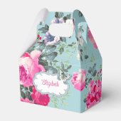 Rozen Cadeaucode voor aangepaste naam, vetdozen Bedankdoosjes (Voorkant Zijde)