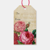 Rozen Cadeaulabel (Achterkant)