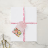 Rozen Cadeaulabel (Met Touw)