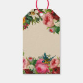  Rozen CadeauLabels Aangepaste EDIT-TEKST (Achterkant)