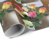 Rozen Cadeaupapier (Rol Hoek)
