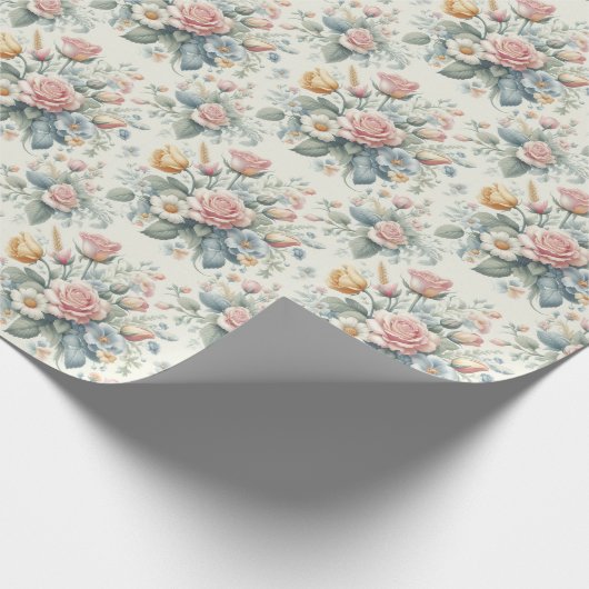 Rozen Cadeaupapier (Hoek)