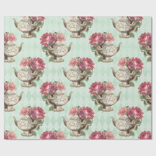 Rozen Cadeaupapier (Vlak)