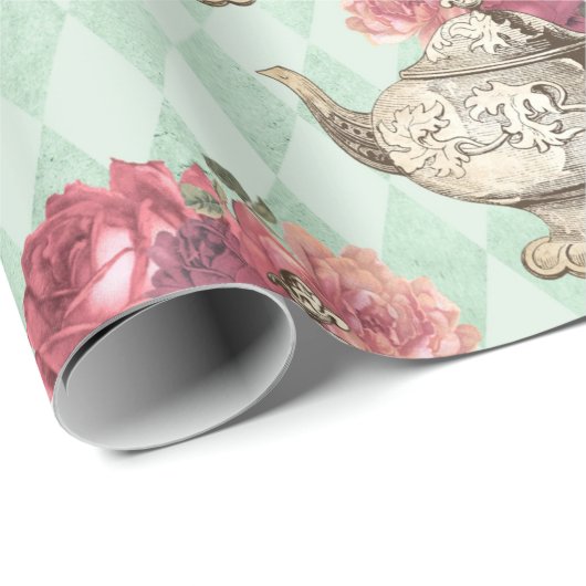 Rozen Cadeaupapier (Rol Hoek)