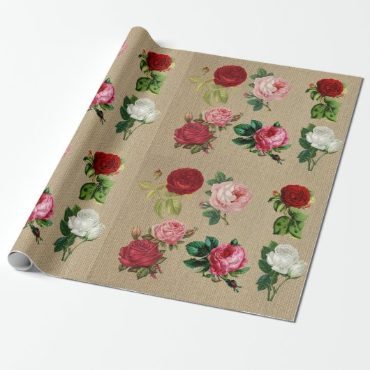  Rozen Cadeaupapier (Uitgerold)