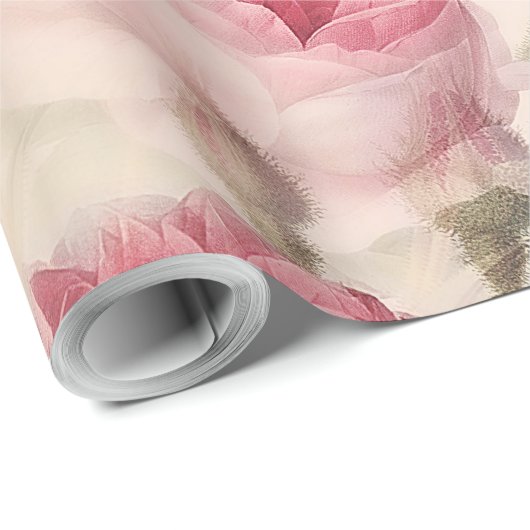  Rozen Cadeaupapier (Rol Hoek)