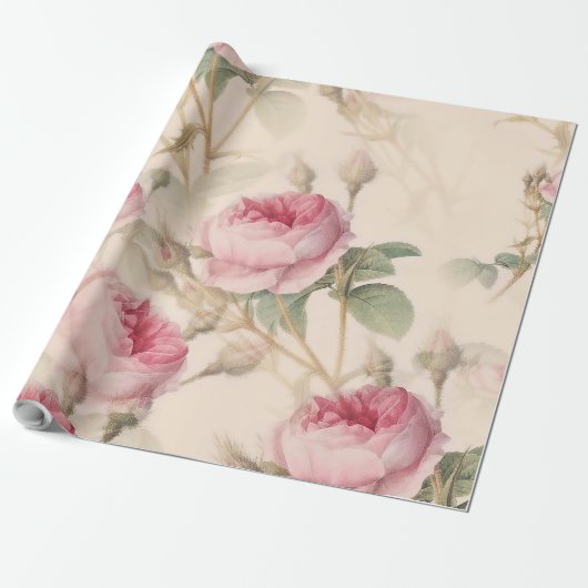  Rozen Cadeaupapier (Uitgerold)