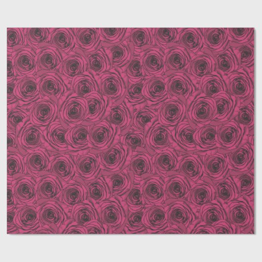 Rozen Cadeaupapier (Vlak)