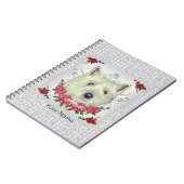 Rozen Cairn Terrier Notitieboek (Linkerzijde)