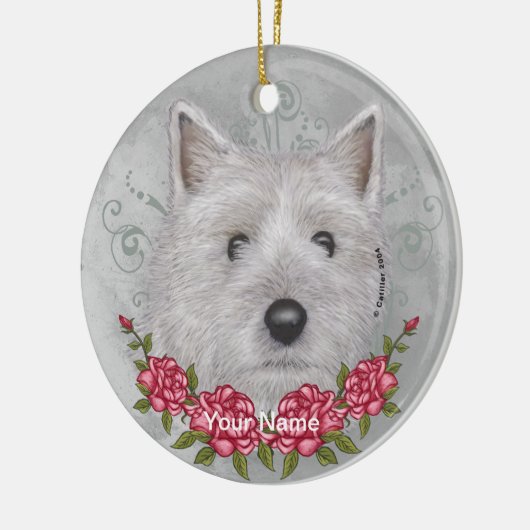 Rozen Cairn Terrier Ornament (Links)