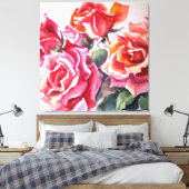 Rozen Canvas Afdruk (Insitu (Slaapkamer))