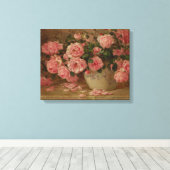 Rozen Canvas Afdruk (Insitu (Houten vloer))