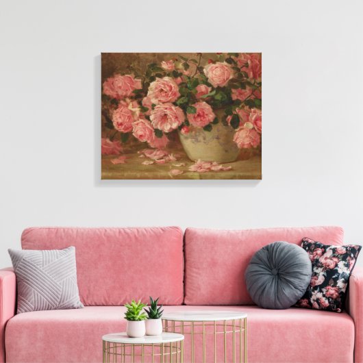 Rozen Canvas Afdruk (Insitu (Woonkamer))
