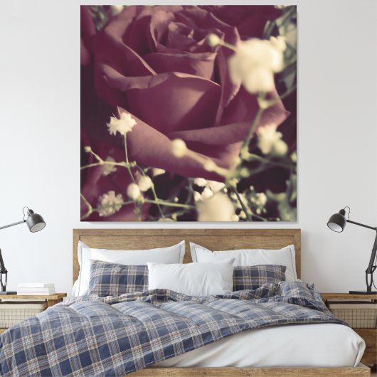 Rozen Canvas Afdruk (Insitu (Slaapkamer))
