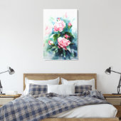 Rozen Canvas Afdruk (Insitu (Slaapkamer))
