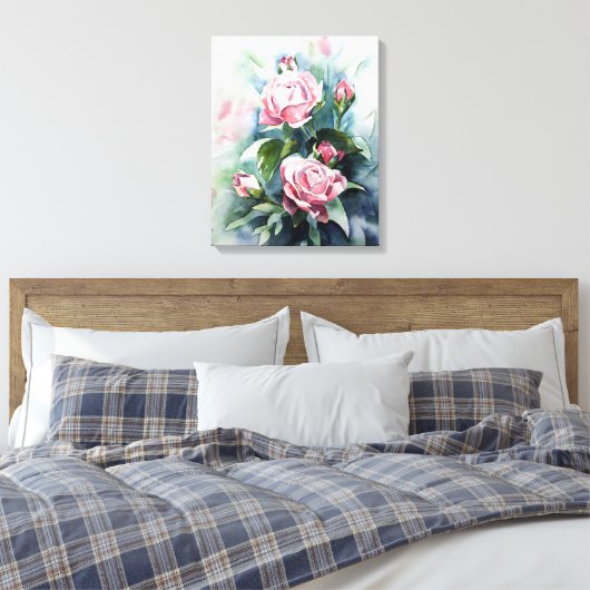 Rozen Canvas Afdruk (Insitu (Slaapkamer))