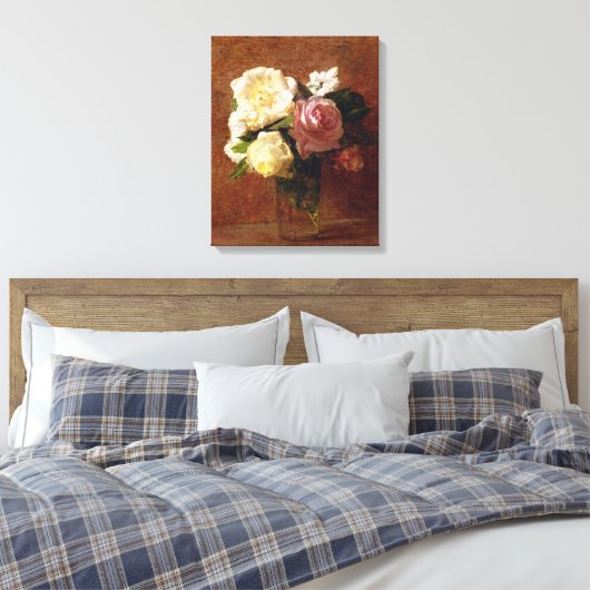 Rozen Canvas Afdruk (Insitu (Slaapkamer))