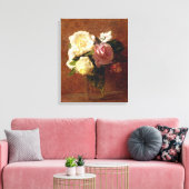 Rozen Canvas Afdruk (Insitu (Woonkamer))