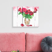 Rozen Canvas afdrukken (Insitu (Woonkamer))