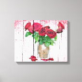 Rozen Canvas afdrukken (Voorkant)
