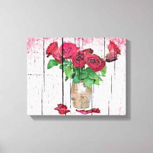 Rozen Canvas afdrukken (Voorkant)