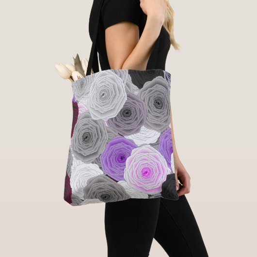Rozen Canvas tas (Dichtbij)