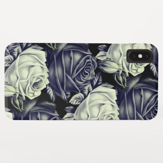 Rozen Case-Mate iPhone Case (Achterkant (horizontaal))