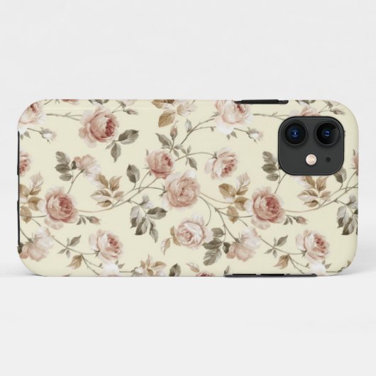 Rozen Case-Mate iPhone Case (Achterkant (horizontaal))