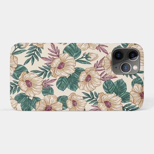 Rozen Case-Mate iPhone Case (Achterkant (horizontaal))