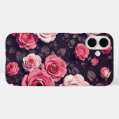 Rozen Case-Mate iPhone Case (Achterkant (horizontaal))