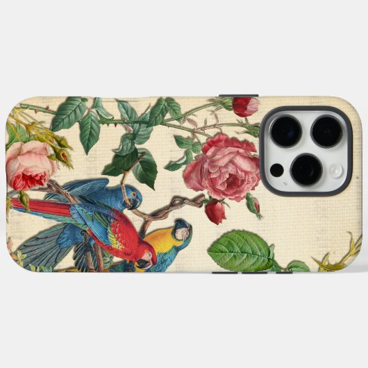 Rozen Case-Mate iPhone Case (Achterkant (horizontaal))