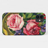 Rozen Case-Mate iPhone Case (Achterkant (horizontaal))