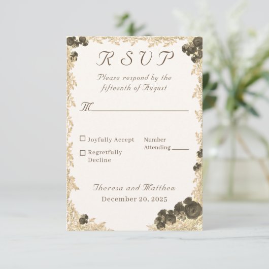 Rozen Catholic Response Kaart (Staand voorkant)