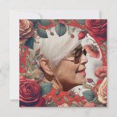  Rozen Celebration of Life Memorial FOTO Kaart (Achterkant)