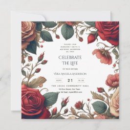  Rozen Celebration of Life Memorial FOTO Kaart