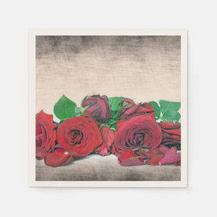 Rozen Cocktail Paper Napkin Servetten