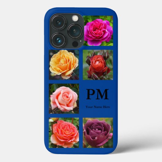 Rozen Collage #1-2 iPhone 13 Pro Hoesje (Achterkant)
