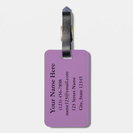 Rozen Collage #1 Bagagelabel (Achterkant verticaal)