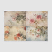  Rozen Collage 1 Decoupage papier (Voorkant)