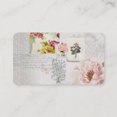 Rozen Collage Bedankkaart Bedrijf Visitekaartje (Voorkant)