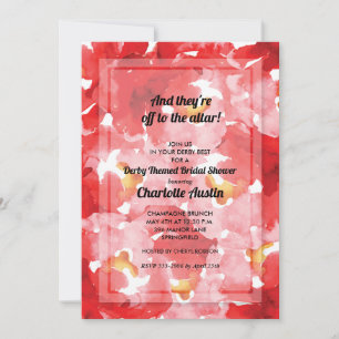 Rozen Collage Derby Bridal Shower Invitations