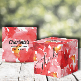 Rozen Collage Derby Vrijgezellenfeest Square Bedankdoosjes