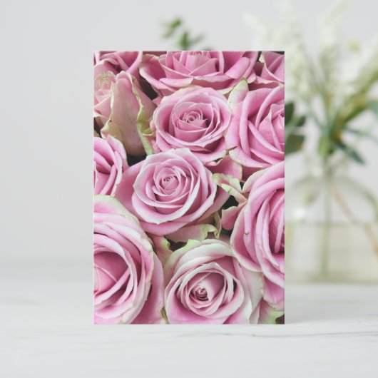 "Rozen" Collectie voor ventilatorvermogen Bedankkaart (Staand voorkant)