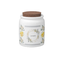 Rozen cottagecore retro aangepast Candy Jar