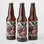 🔥 Rozen Crematorium – Gotisch Victoriaans Bier Etiket (Flessen)