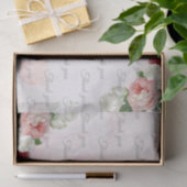 Rozen custom Dank u Trouwpapier Tissuepapier (Geschenk)