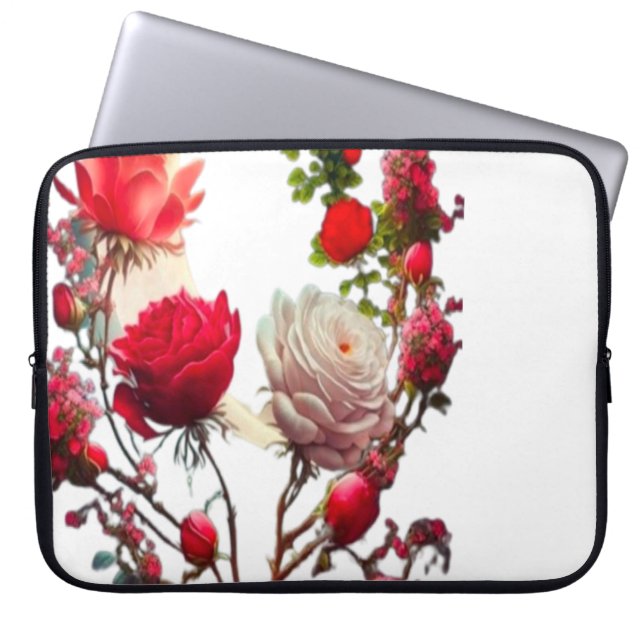 Rozen dag  laptop sleeve (Voorkant)