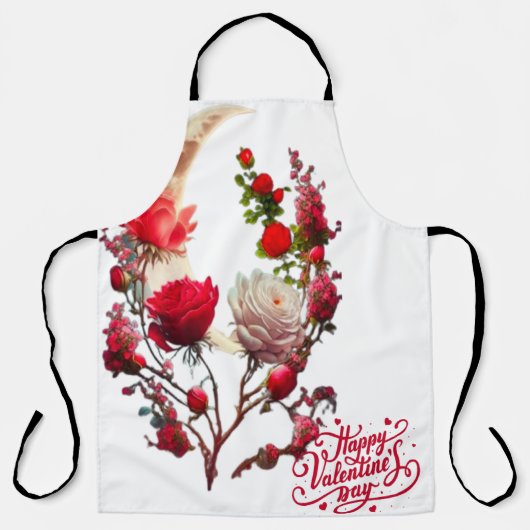 Rozen dag  schort (Voorkant)