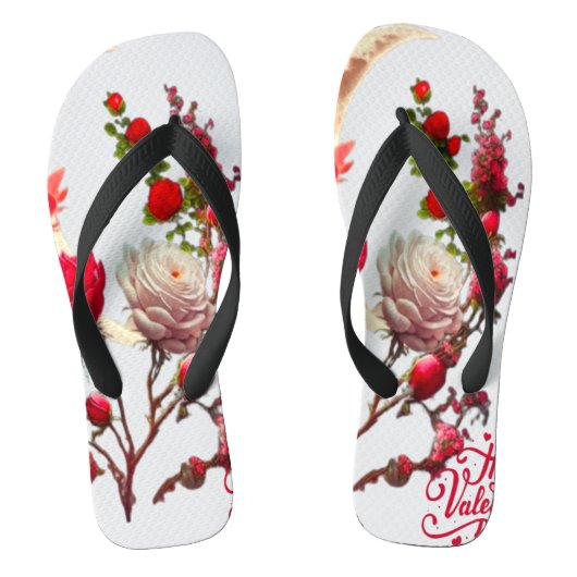 Rozen dag  teenslippers (Voetbed)